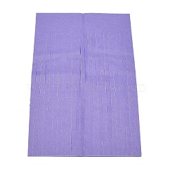 DIY Tissue Paper Tassel Kits, Tassel Garland, Paper Tassel Banner, for Wedding or Birthday, Baby Shower, Anniversary Party Decoration, Purple, Paper: 74x24cm, 5pcs/bag, Ribbon: 6x0.3x0.01cm, 4pcs, Rope: 200cm, 1pc(DIY-A007-A05)
