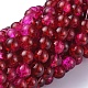 Spray Painted Crackle Glass Beads Strands(CCG-Q002-8mm-08)-1