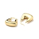 Rack Plating Brass Chunky Trapezoid Hoop Earrings for Women(X-EJEW-G288-36G)-2