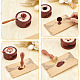 Brass Wax Seal Stamps with Rosewood Handle(AJEW-WH0412-0180)-3