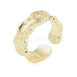 304 Stainless Steel Open Cuff Rings for Women, Golden, Star, Adjustable, 6.8mm(RJEW-H229-02G-07)