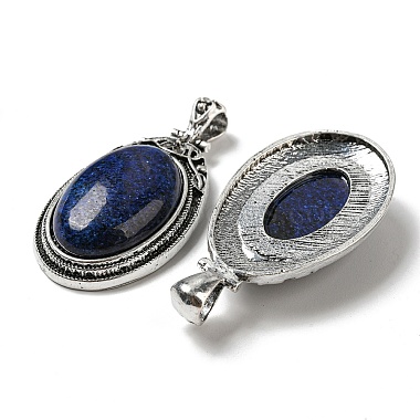 lapis lazuli naturelles grands pendentifs(G-Z050-10C)-2