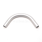 Aluminum Bag Handles, for Backpack Bag Replacement Accessories, Matte Silver Color, 6.1x14.3x1.4cm, Hole: 12mm(DIY-WH0304-011MS)