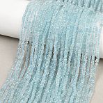 Natural Topaz Beads Strands, Rondelle, Faceted, 2.5~3x1~1.5mm, Hole: 0.1mm, about 255~272pcs/strand, 12.99''(33cm)(G-Z152-D02-02)