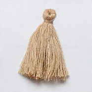 Handmade Cotton Tassel Decorations, Pendant Decorations, Wheat, 29~35mm(X-OCOR-Q024-42)