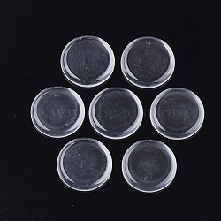 Transparent Glass Cabochons, Dome/Half Round, Clear, 38x6.5mm(X-GGLA-Q043-01)
