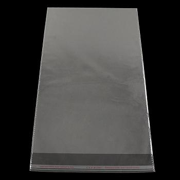 Rectangle OPP Cellophane Bags, Clear, 42x24cm, Unilateral Thickness: 0.035mm, Inner Measure: 37x23cm