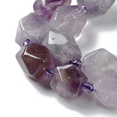 Natural Amethyst Beads Strands(G-C182-19-01)-4