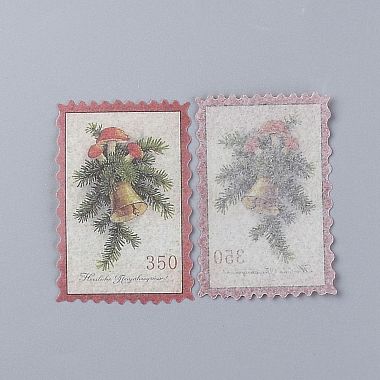 Conjunto de pegatinas de sello postal vintage(DIY-B008-03B)-2