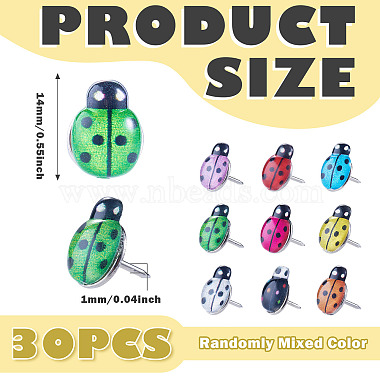 30Pcs Iron Drawing Pins(AJEW-TADJ00004)-3