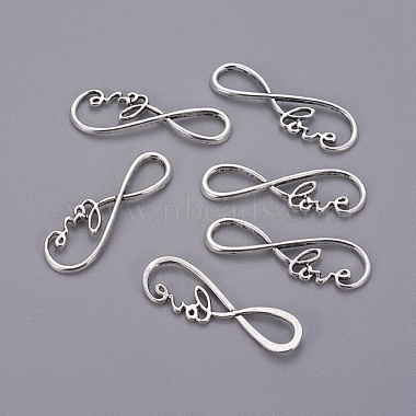 Antique Silver Infinity Alloy Links