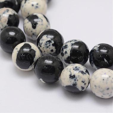 Chapelets de perles en jade blanc d'océan naturel(G-E346-4mm-08)-3