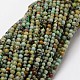 Natural African Turquoise(Jasper) Beads Strands(G-N0188-02-2mm)-1
