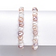 Natural Freshwater Pearl Beaded Bracelets Sets(BJEW-JB05122)-2