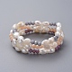 Natural Baroque Pearl Stretch Bracelets(BJEW-JB05059)-1