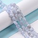 Natural Blue Chalcedony Beads Strands(G-K203-26)-4