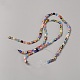 Handgemachte Millefiori GlasPerlenstr&auml;nge(GGLA-WH0035-03)-2