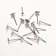 316 Surgical Stainless Steel Stud Earring Findings(X-STAS-K098-02-5mm-P)-1