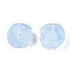 Perles de verre peintes par pulvérisation transparent(GLAA-N035-036-C11)-1