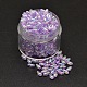 AB Color Plated Rice Electroplated Eco-Friendly Transparent Acrylic Beads(PACR-I002-20)-1