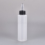 120ml Plastic Glue Bottles, White, 12.5x4.2cm, capacity: 120ml(DIY-WH0002-06H-120ml)
