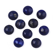 Natural Lapis Lazuli Cabochons, Half Round/Dome, 8x3~4mm(G-N326-59C)