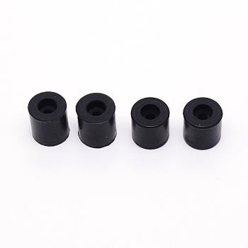 3D Printer Silicone Column Accessories, Black, 18x16mm, 16x16mm, Hole: 3.5mm, Inner diameter: 0.8mm, 2pcs/style, 4pcs/set