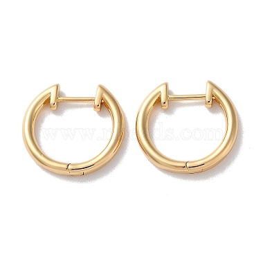 Lock Brass Earrings