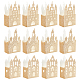 Castle Shape Paper Glitter Candy Boxes(CON-WH0083-12)-1