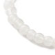 Natural White Jade Round Beads Stretch Bracelet Set(BJEW-JB07000)-8