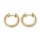 Lock Brass Huggie Hoop Earrings for Women(EJEW-B056-14G)-1