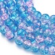 Spray Painted Crackle Glass Beads Strands(CCG-Q001-8mm-19)-3