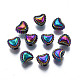 Placage en rack perles en alliage de couleur arc-en-ciel(PALLOY-S180-341)-1