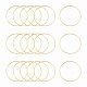 Brass Linking Rings(KK-Y003-03L-G)-1
