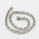 3.28 Feet 304 Stainless Steel Cable Chains(X-CHS-K002-04-3mm)-2