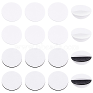 BENECREAT 160Pcs 2 Colors EVA Foam Pad Sticker, with Double Self-Adhesive, for Anti Slip Accessories, Flat Round, Mixed Color, 3x0.2cm, 80pcs/color(AJEW-BC0001-82)