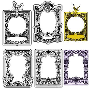 Custom PVC Plastic Clear Stamps, for DIY Scrapbooking, Photo Album Decorative, Cards Making, Stamp Sheets, Film Frame, Others, 160x110x3mm