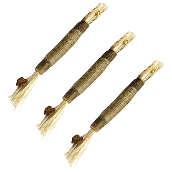 Gorgecraft 3 Pcs Wood Chew Sticks Cat Teeth Cleaning Chew Toy, Mixed Color, 220x15x13mm, 3pcs