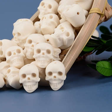 Skull Head Food Grade Silicone Beads(PW-WG25871-01)-5