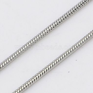 304 Stainless Steel Necklaces(NJEW-K005-04-1mm)-2
