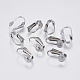 Accessoires de boucles d'oreilles clips à vis en 304 acier inoxydable(STAS-I097-025P)-1
