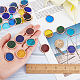 36Pcs 6 Colors Colored Glass Mosaic Tiles(DIY-OC0009-46)-3