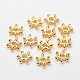ABS Electroplated Snowflake Plastic Spacer Beads(KY-I002-02A)-1