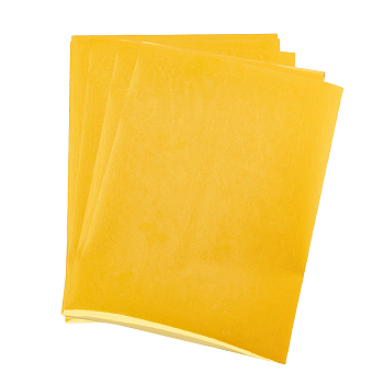 A6 PET Stamping Hot Foil Paper, Transfer Foil Paper, Elegance Laser Printer Craft Paper, Gold, 145x105mm