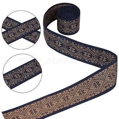Ethnic style Embroidery Polyester Ribbons(OCOR-GF0002-24B)-4