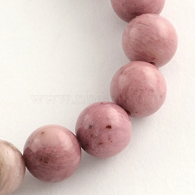 9mm Round Rhodonite Beads