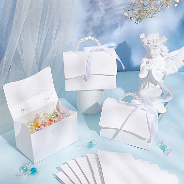 boîtes d'emballage de cadeaux de bonbons en papier de mariage avec ruban en polyester et chaîne de perles en PVC(CON-WH0089-68)-5