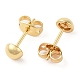 Rack Plating Brass Stud Earrings for Women(EJEW-G394-18A-G)-1