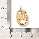 Brass Micro Pave Cubic Zirconia Pendants(ZIRC-P123-01G-W02)-3