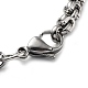 304 Stainless Steel Rope Chain Bracelet(BJEW-Z023-03C)-3